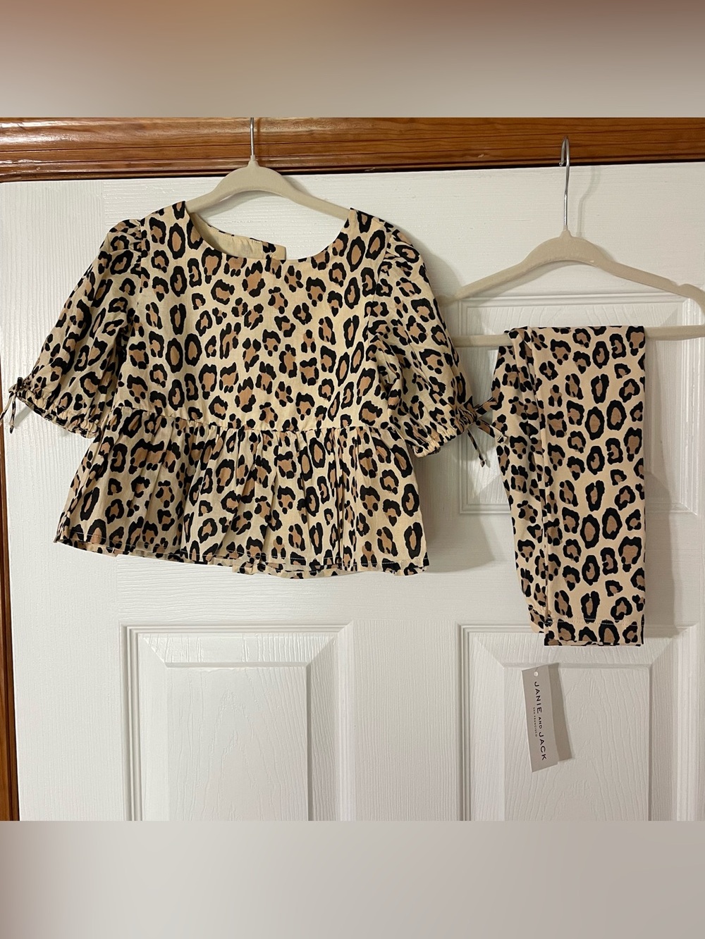 Janie and Jack Leopard Print Set
